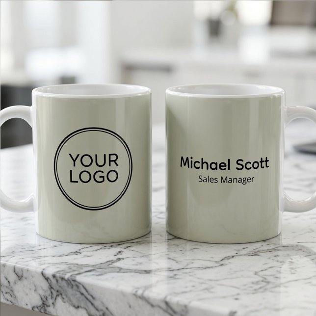 Personlig kaffemugg för anställda med eget tryck  (Skapare uppladdad)