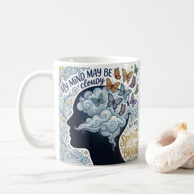 Personlig kaffemugg för EDS och Dysautonomi (Med munk)