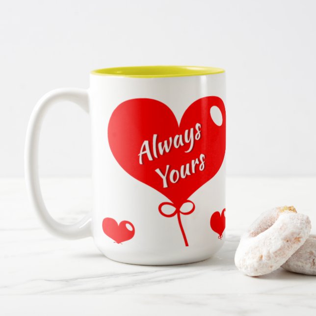 Personlig kaffemugg för flickvän-pojkvän (Med munk)