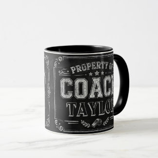 Personlig kaffemugg för lärare – Tillhör Coach