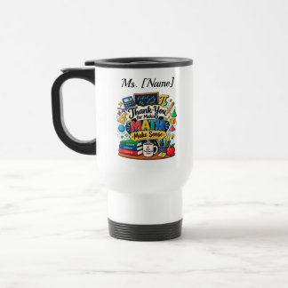 Personlig kaffemugg för matematiklärare | Bästa ma