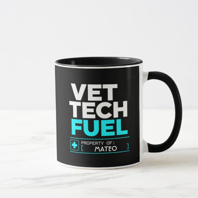 Personlig kaffemugg för veterinärtekniker (Höger)