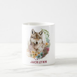 Personlig kaffemugg med akvarellvarg