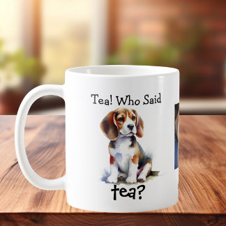 Personlig kaffemugg med BEAGLE-grafik och foto av