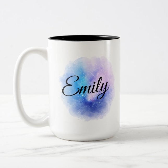 Personlig kaffemugg med eget namn för mamma (Vänster)