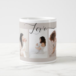 Personlig kaffemugg med familjeminnen jumbo mugg
