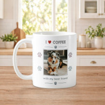 Personlig kaffemugg med hundfoto