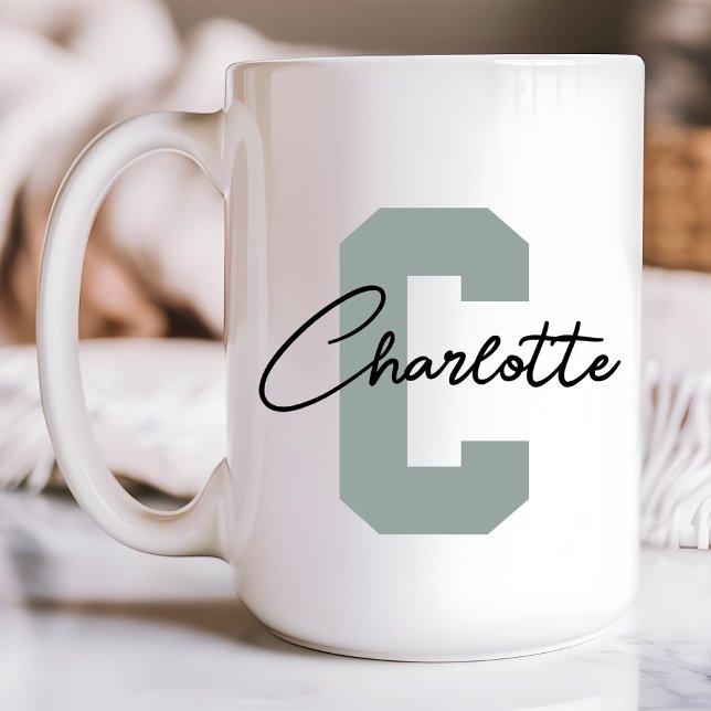 Personlig kaffemugg med monogram - födelsedagspres (personalized coffee mug, custom anniversary gift, custom name gift, mug for mom, custom mom mug)