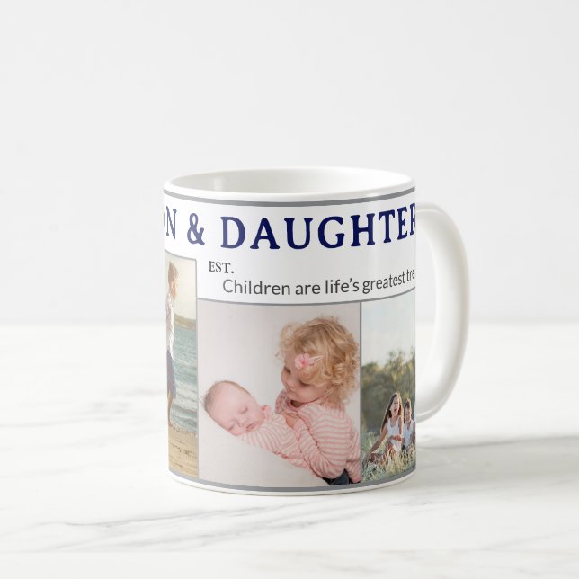 Personlig kaffemugg present till son och dotter (Framsida höger)
