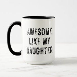 Personlig kaffemugg till pappa från dotter