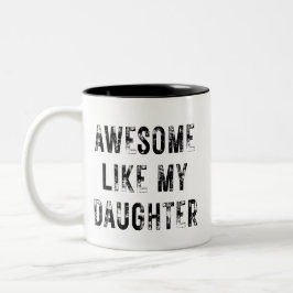 Personlig kaffemugg till pappa från dotter