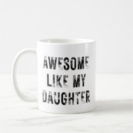 Personlig kaffemugg till pappa från dotter
