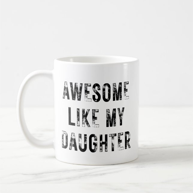 Personlig kaffemugg till pappa från dotter (Vänster)