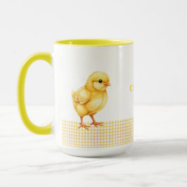 Personlig kaffemugge med gårdsdjur – Söt kycklingd Mugg