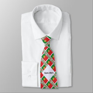 Personlig kakel med Portugals flagga Slips