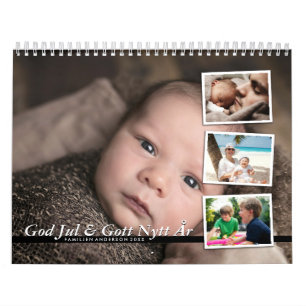 Personlig kalender - Familj fotoalmanacka 2024
