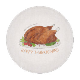 Personlig kalkonfamilj för Thanksgiving