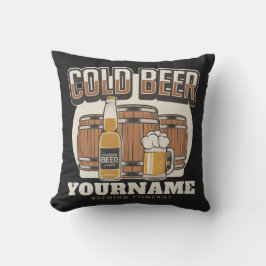 Personlig Kall Beer Oak Barrel Brewery Brewery Bre Kudde