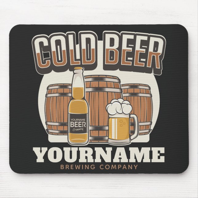 Personlig Kall Beer Oak Barrel Brewery Brewery Bre Musmatta (Framsidan)