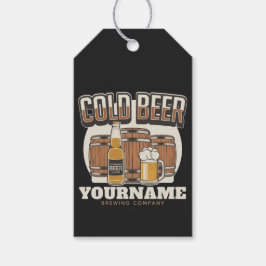 Personlig Kall Beer Oak Barrel Brewery Brewery Bre Presentetikett