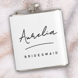 Personlig kalligrafi Namn Rosa Senterparty Fickplunta