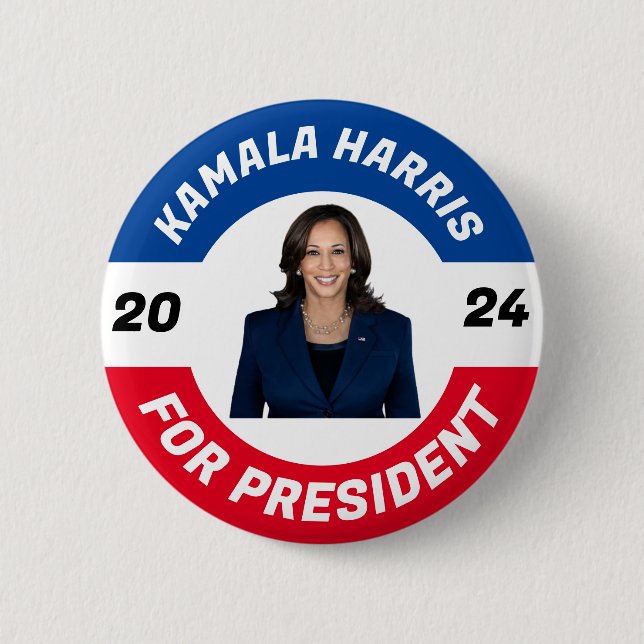 Personlig kamala hariss till president 2024 knapp (Framsida)