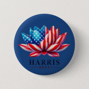 Personlig kamala harris-blomma Amerika Knapp