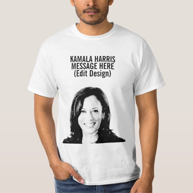 Personlig Kamala Harris T Shirt (Framsida)