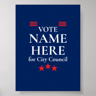 Personlig kampanjvalkampanj poster