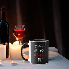 Personlig kan du gifta mig Giftermål Frieri Mugg