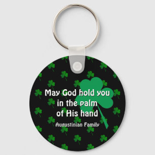 Personlig KAN GÖRA DIG St patricks day Nyckelring