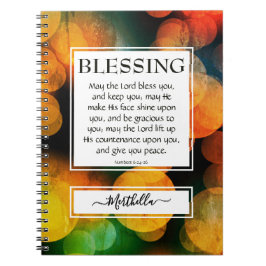 Personlig KAN LORD BLESS DU Prayer Journal Anteckningsbok