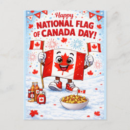 Personlig Kanada Flaggans Dag Postkort Vykort