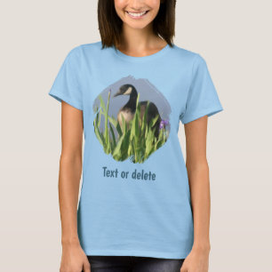 Personlig Kanada gås Iris Djur Konst T Shirt