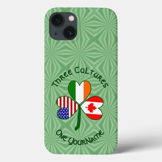 Personlig kanadensisk irländsk amerikansk shamrock (Baksida)