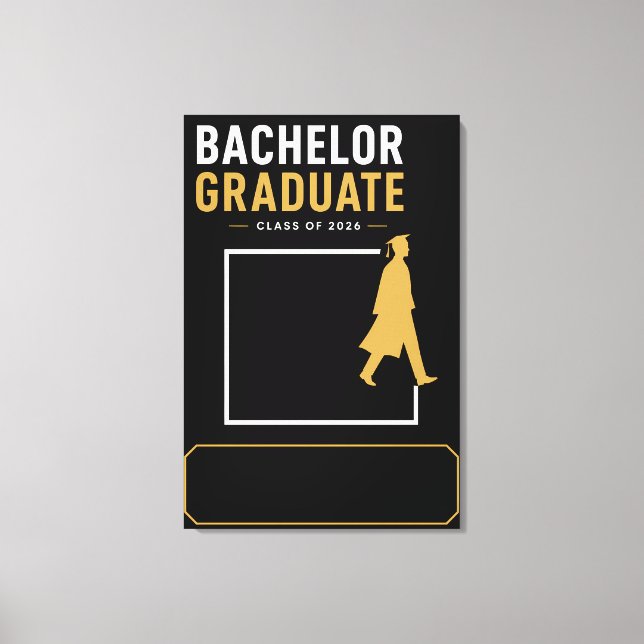 Personlig kandidatexamen 2026 Canvas Art (Framsida)
