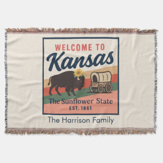 Personlig Kansas Kastfilt Filt