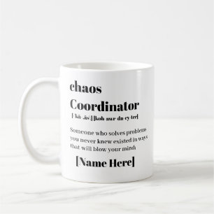 Personlig kaoskoordinator kaffemugg