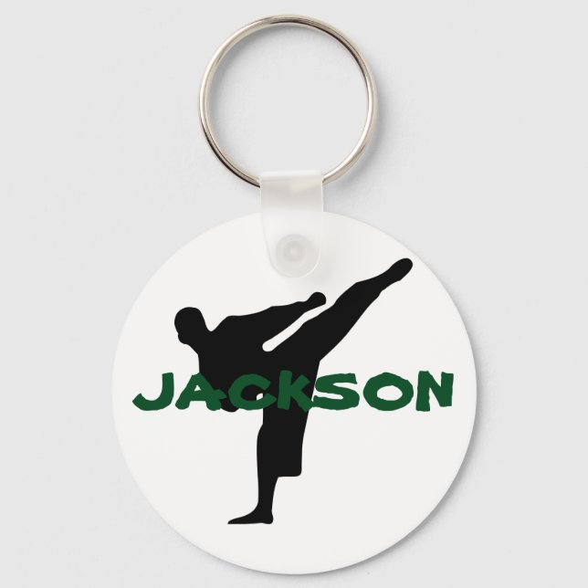 Personlig karate-nyckelring nyckelring (Framsida)