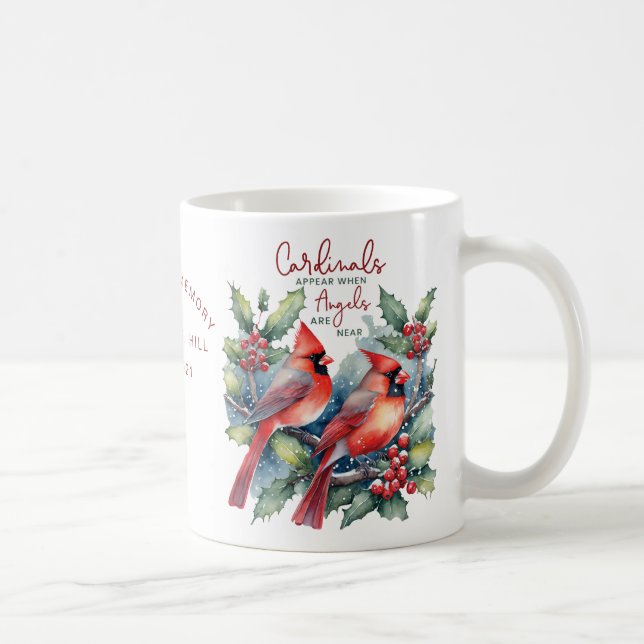 Personlig Kardinaler visas när Änglar är nära Kaffemugg (Höger)
