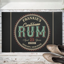 Personlig Karibiska rum Liquor Flaska-etiketten Pu