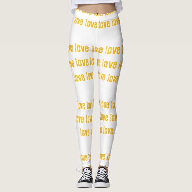 Personlig Kärlek Design Legings - Snyggt och Co Leggings (Framsida)