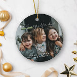 Personlig Kärlek, din morfar, fotoutskriven Julgransprydnad Keramik<br><div class="desc">Personlig Kärlek Du Grandpa Photo with Handskriftlig Typography Ornament (all text kan anpassas så att du kan anpassa den med namn som morfar i din familj kallas av)</div>