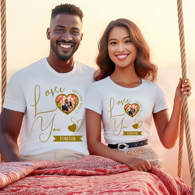 Personlig Kärlek Du för alla hjärtans dag T Shirt (Skapare uppladdad)