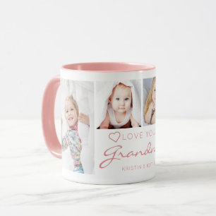 Personlig KÄRLEK DU GRANDMA 4 Photo Rosa Mugg