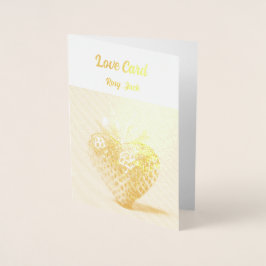 Personlig Kärlek-fotokort - Romantiskt kort för An