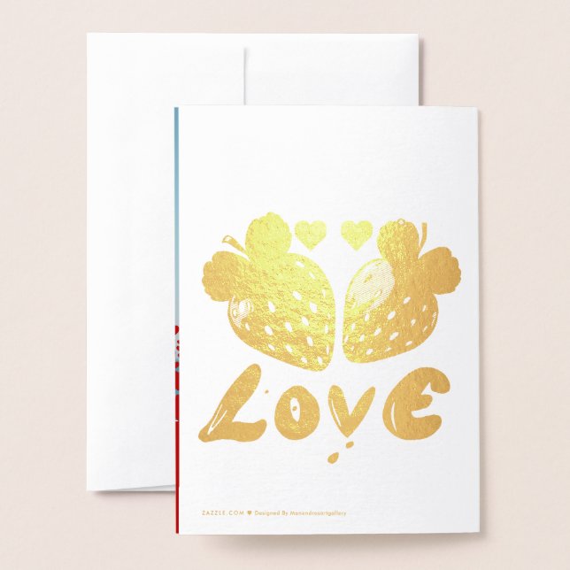 Personlig Kärlek-fotokort - Romantiskt kort för An (Baksida med kuvert)