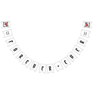 Personlig Kärlek Heart Bröllop Vimplar