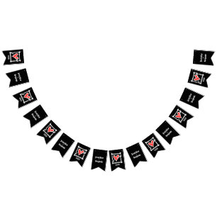 Personlig Kärlek Heart Bröllop Vimplar