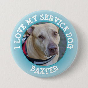 Personlig Kärlek min Service Hund Day-knapp Knapp
